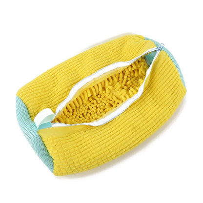 1/2PCS Washing Shoes Bag Protector Fluffy Fibers Polyester Washing Shoes Machine Friendly Laundry Bag Drying Bags