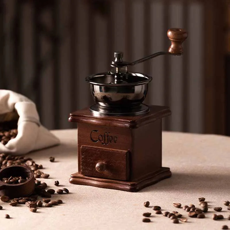 Coffee Grinder Classical Retro Manual Coffee Bean Grinder Coffee Maker Professional Barista Coffeeware Coffee Accessories